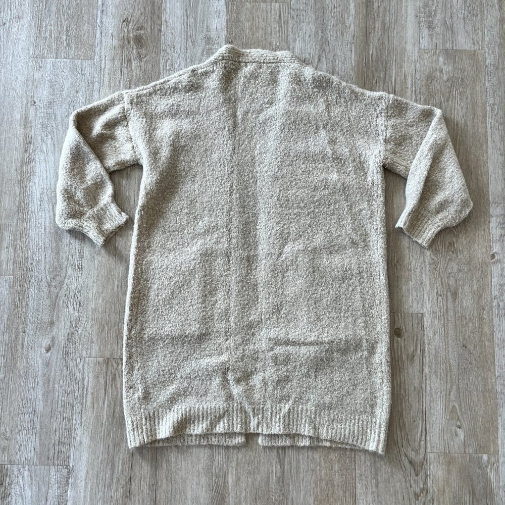 Womens Debut Cream/Tan Open Front Cardigan - M/L - Picture 5 of 6
